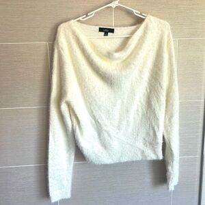 White soft sweater